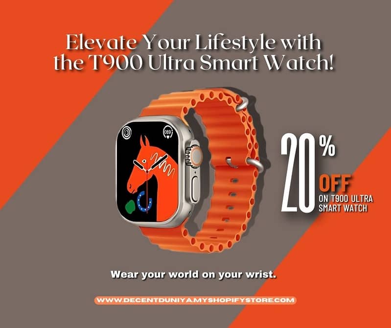 T900 Ultra Smart Watch in 3500 only 0