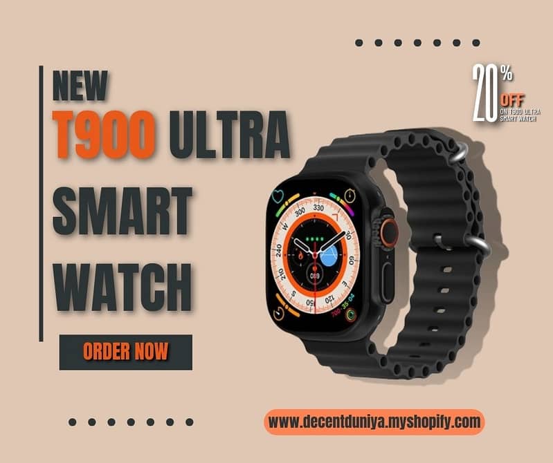 T900 Ultra Smart Watch in 3500 only 2