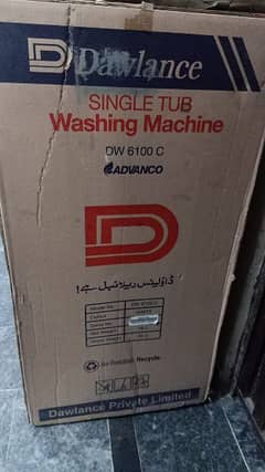 Dawlance washing machine new