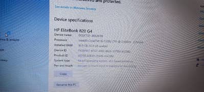 Hp EliteBook 840 G4 core i5 7th generation