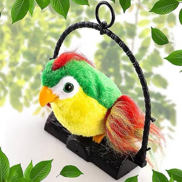 Talk back talking parrot, Beautiful toy for kids, Talking parrot 1