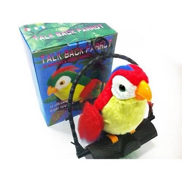 Talk back talking parrot, Beautiful toy for kids, Talking parrot 5