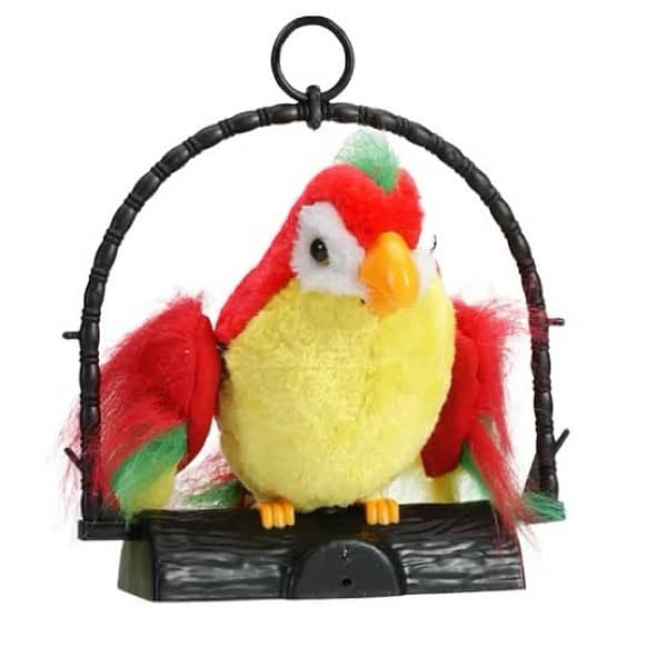 Talk back talking parrot, Beautiful toy for kids, Talking parrot 6