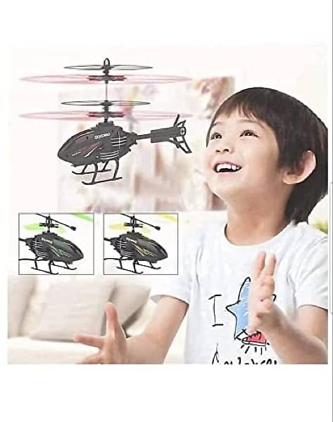 2 in 1 remote and hand sensor control helicopter for kids 2