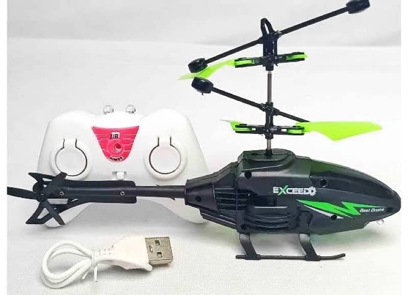 2 in 1 remote and hand sensor control helicopter for kids 5
