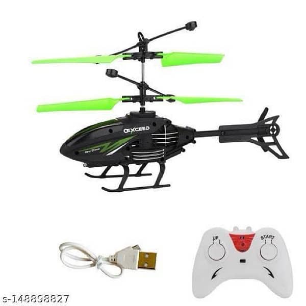 2 in 1 remote and hand sensor control helicopter for kids 6