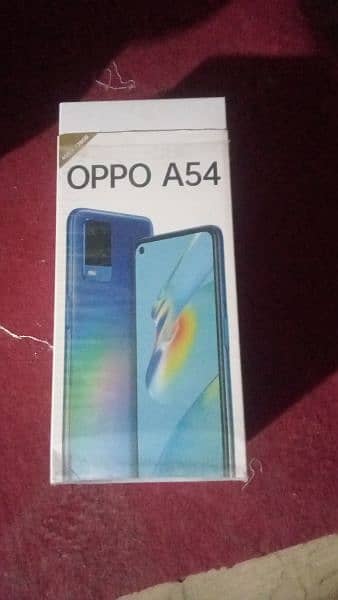Oppo A54 with full box and charger 4