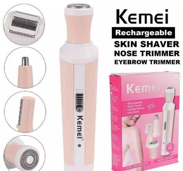 4 In 1 Hair Remover Electric Trimmer For Women 0