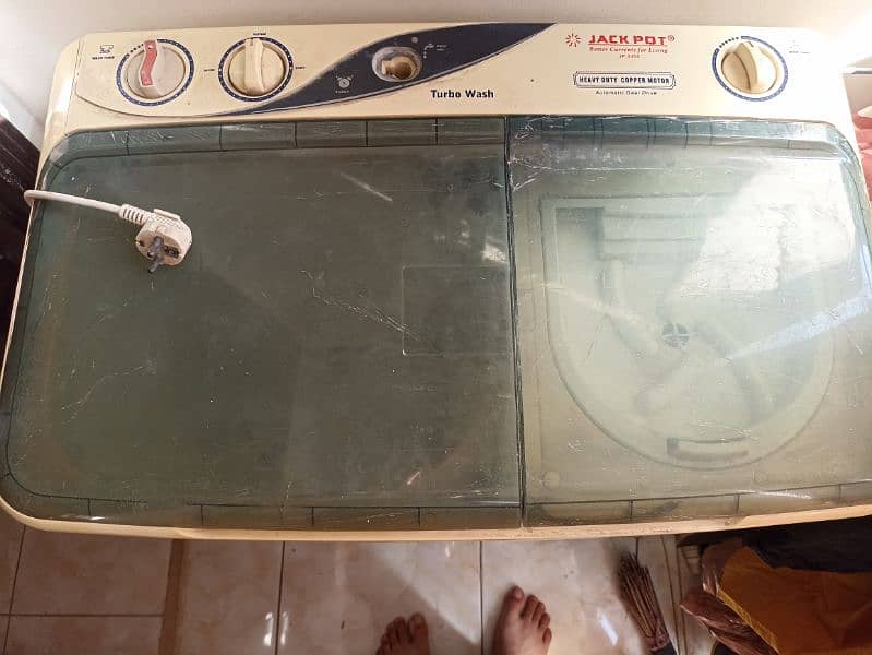 Jackpot Washing Machine two tubs 1