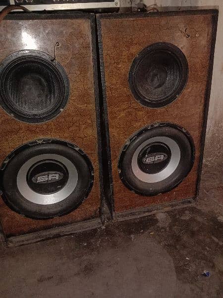 High Bass Speaker 2x Available 6