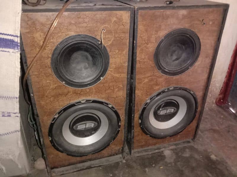 High Bass Speaker 2x Available 7