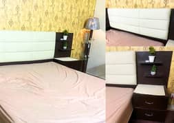 Double Bed with Side Tables