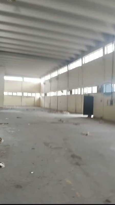 30000 sq. ft. Neat and clean factory available for Rent with 150 Kva Transformer and 10 Pound Gas 8