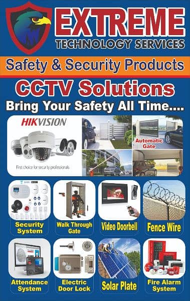 Electric Fence system/CCTV Camera/Fire Alarm System 9