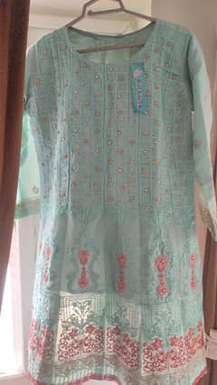 1 piece embroidered shirt new