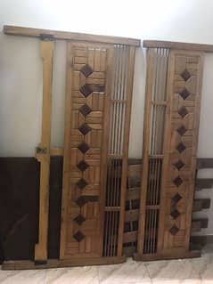 Used wooden bedroom set