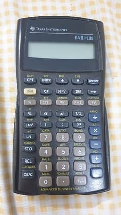 Texas Instruments BA II PLUS Financial Calculator in Excellent cond.