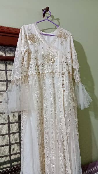 long maxi white color 1