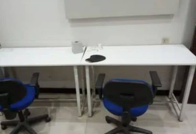Office revolving chairs & table imported / sold fast reasonable price 1