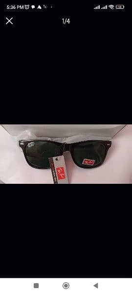 RayBan Acetate Black frame Green-New 3