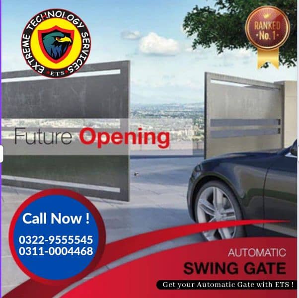 Electric fence system/ CCTV Camera / automatic Gate Motor / fire alarm 6