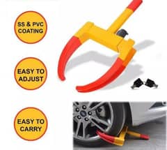 Car Wheel Clamp Lock Car Tyre Locks Anti-theft Adjustable Portable