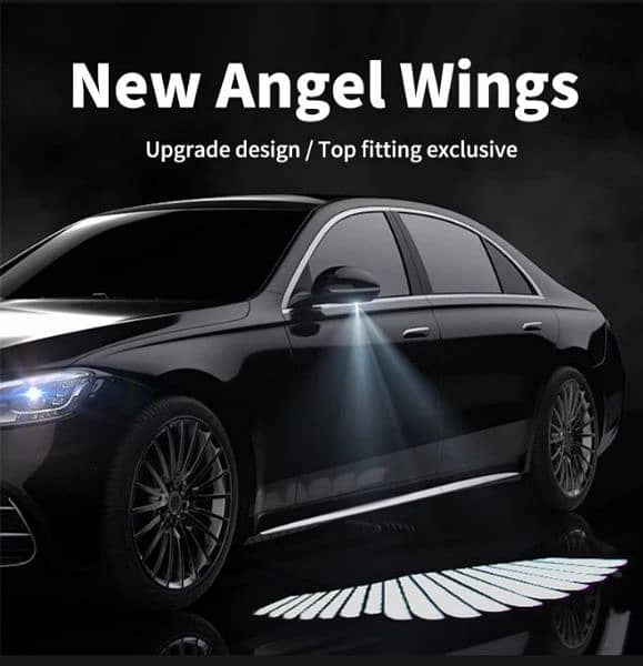 Angel wings light for car universal 2