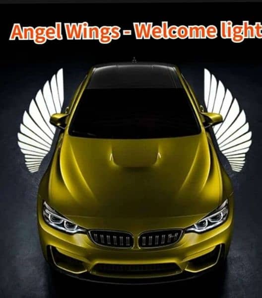 Angel wings light for car universal 5
