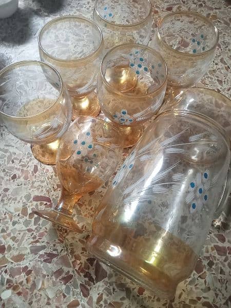 selling jahez crockery n jug glass set 1