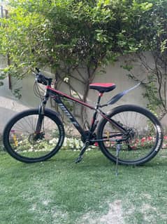 WOLF- Mountain Bike (Black & Red)