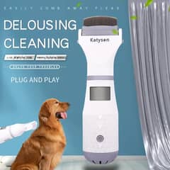 Electric Pet Dog Comb Hair Cleaning Tool
