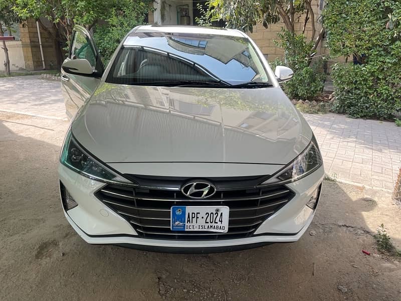 Hyundai Elantra GLS 2024 White brand new in Islamabad 0