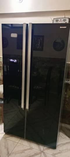 Sharp refrigerator Glass door jumbo size