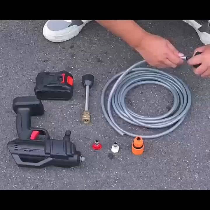 Car pressure washer and foaming portable 4