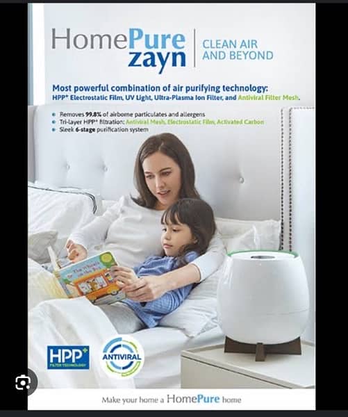 Home pure Zayn Air purifier 3