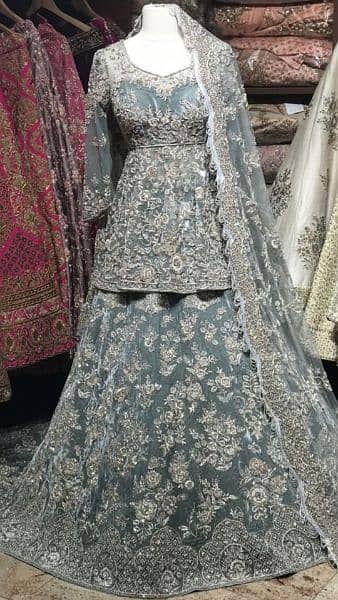 the beutiful/barat*\walima mahndi dress make on order 9