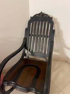 Wooden rocking chair Chineot