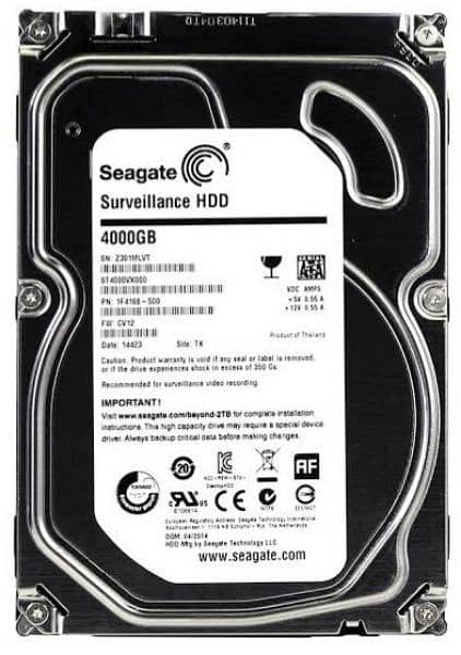 Seagate 4tb Hard Drive 100% original 3