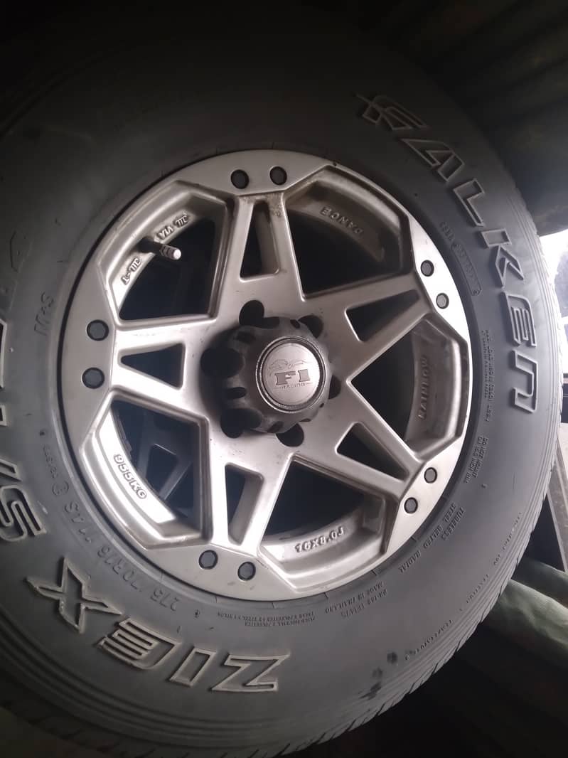 Prado set of 4 Rims and Tyres for sale 0.3. 1.1. 9.2. 0.3. 9.6. 0 2