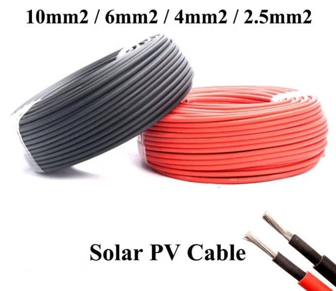 Solar Panels DC Cable Wire Wholesale Price Available 2m 4m 6m 8m 10m 1