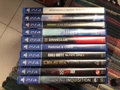 PS4 games for sale or exchange