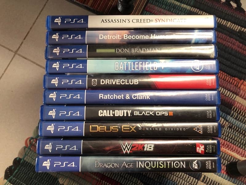 PS4 games for sale or exchange 0