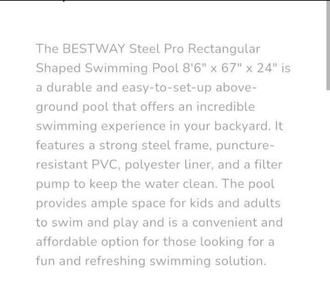 Best way steeel pro swimming pool 2