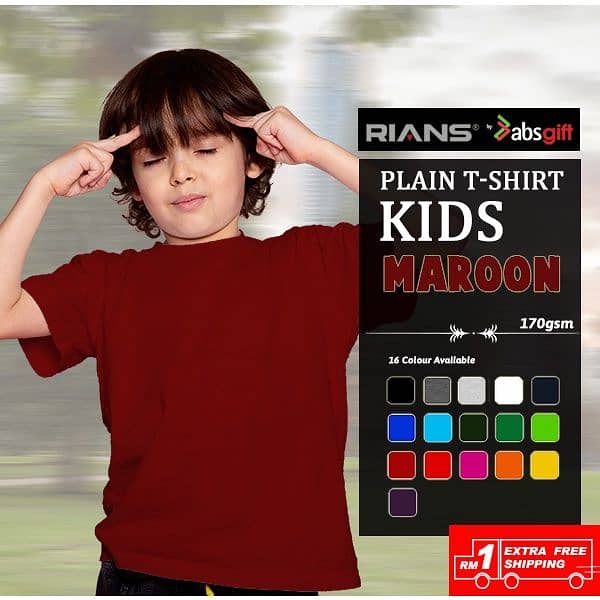 BOYS AND GIRLS ROUND NECK TEE SHIRT 2 SAAL 10 SAAL KE LIA 10