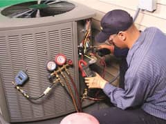 AC air condition worker
