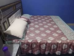bed along with side tables & dressing table for sale