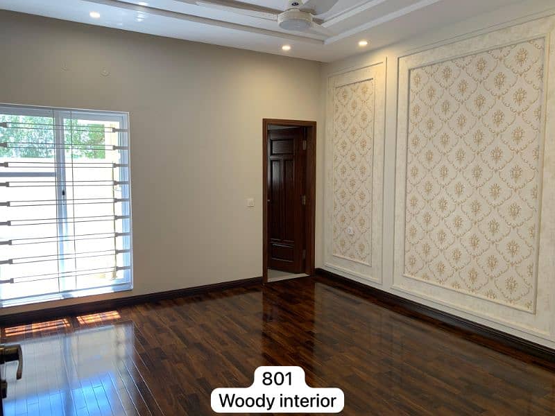 Wallpaper, Wooden flooring, vinyl flooring, Artificial grass, Windows. 3