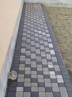 outdoor floor ramp walls , porch area tiles