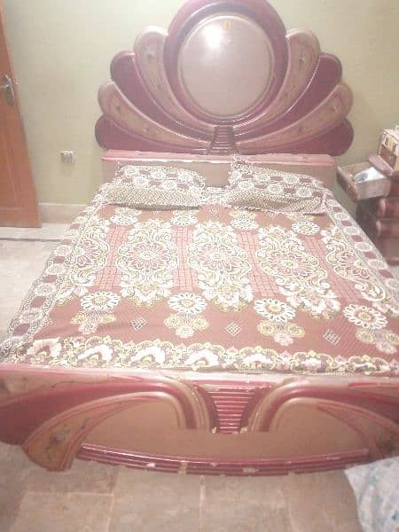 double bed with mattress 0