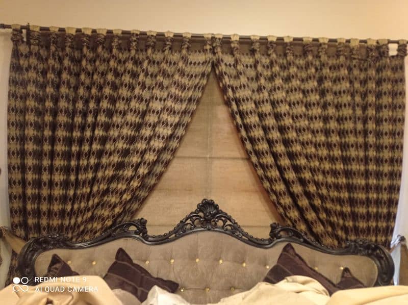 curtains with Roman blinds 3